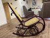 Rocking-chair couleur noyer