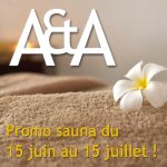 Promo sauna du 15 juin au 15 juillet 2020 !